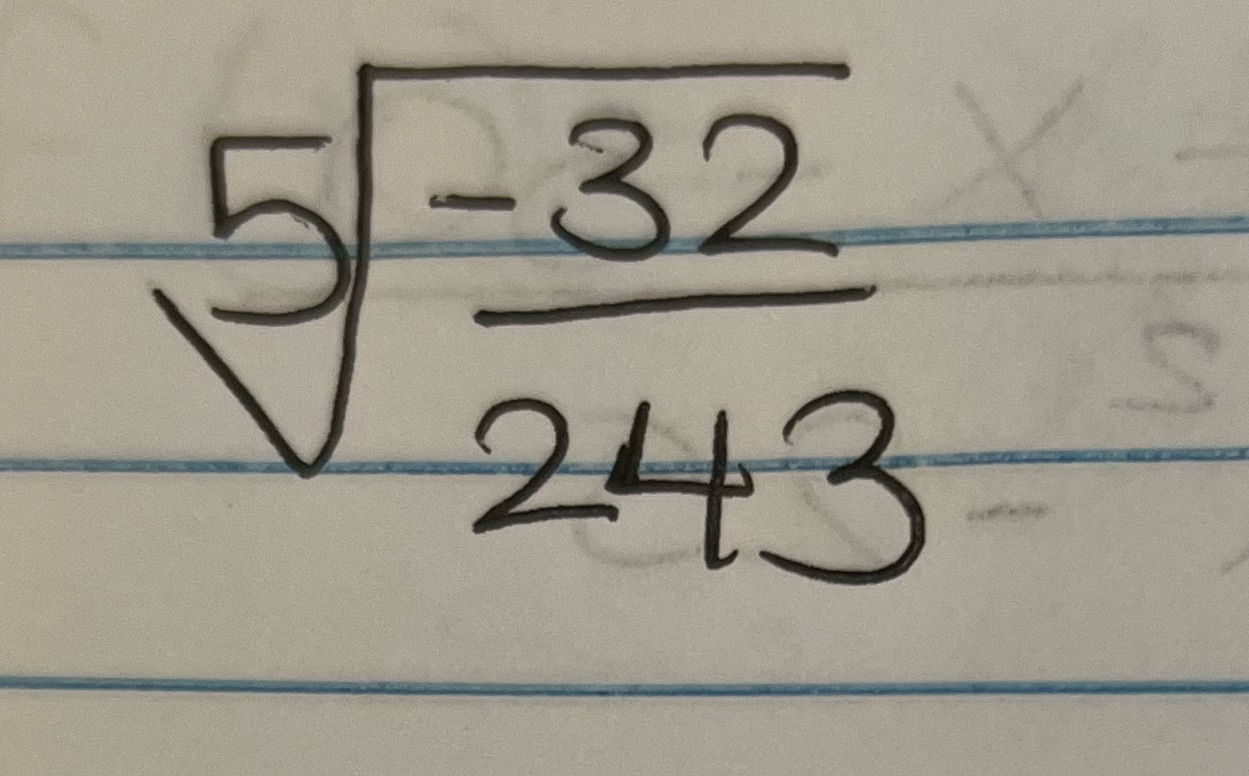 How to simplify the expression without needing a root symbol