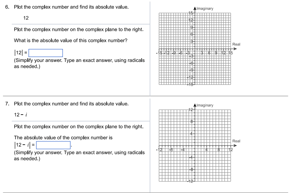 in which the graph of z lies. To convert a complex number