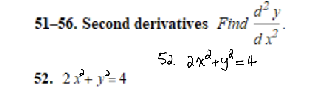 5156. Second derivatives Find d 12 52.