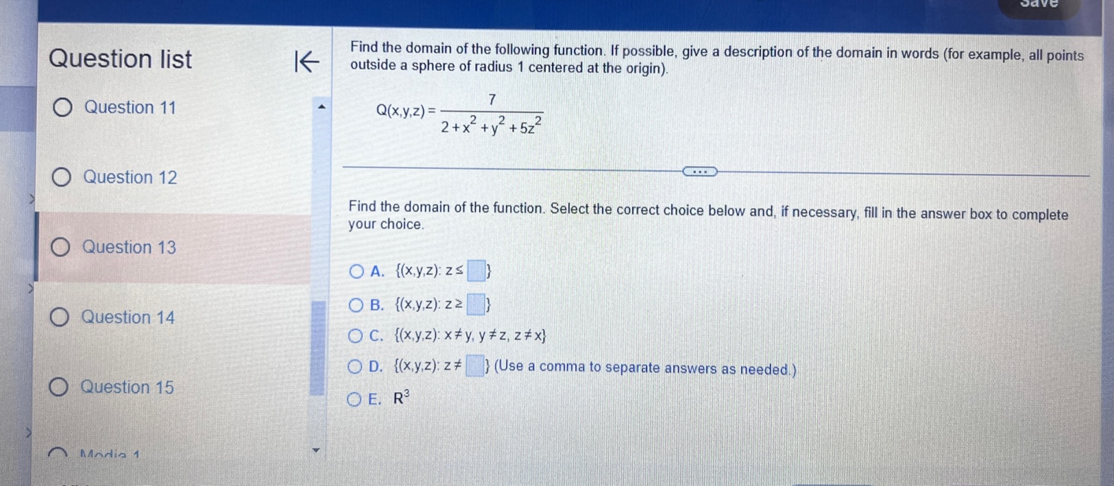 the correct choice below and, if necessary, fill in the answer box(es)
