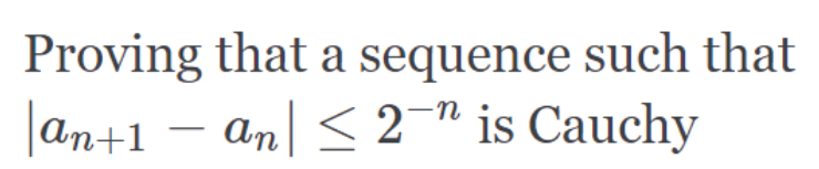 Cauchy