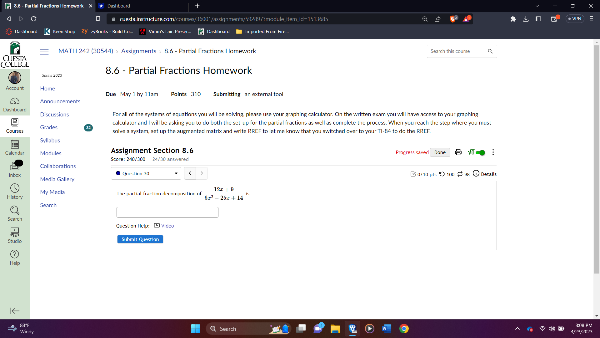 where you must Grades 32 Courses solve a system, set up the