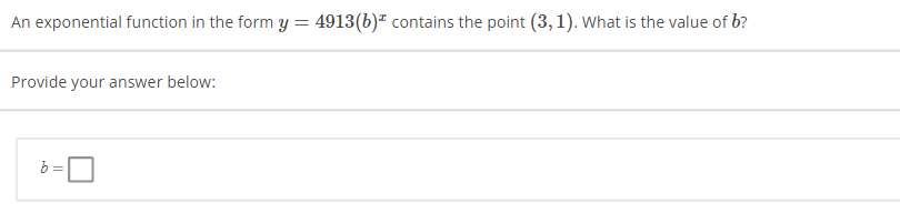 point (3, 1). What is the value of :5? Provide your anSwer