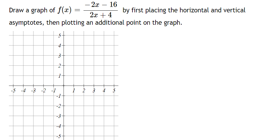 2;E 16 2:1: l 4 asymptotes, then plotting an additional point