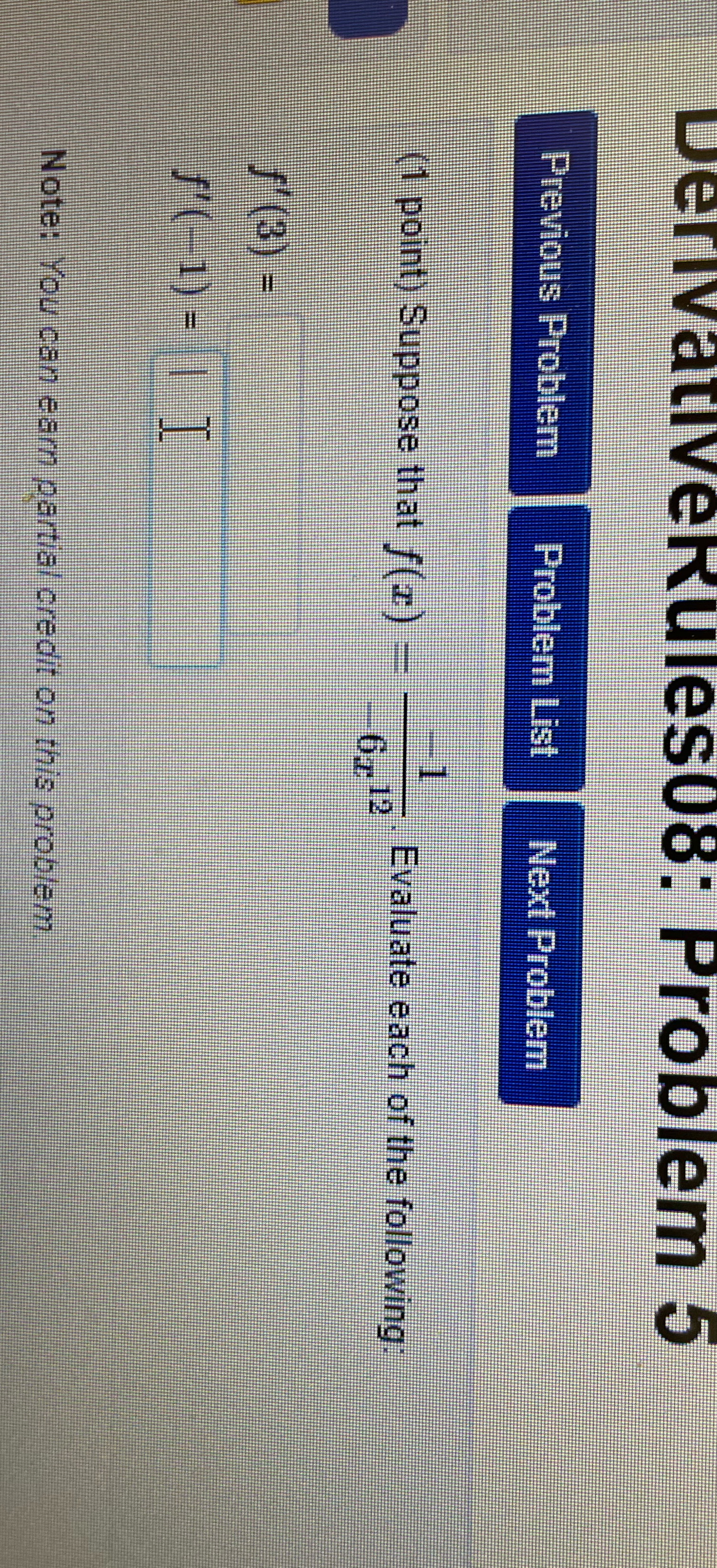 Suppose that f ( z) = - Evaluate each of the following