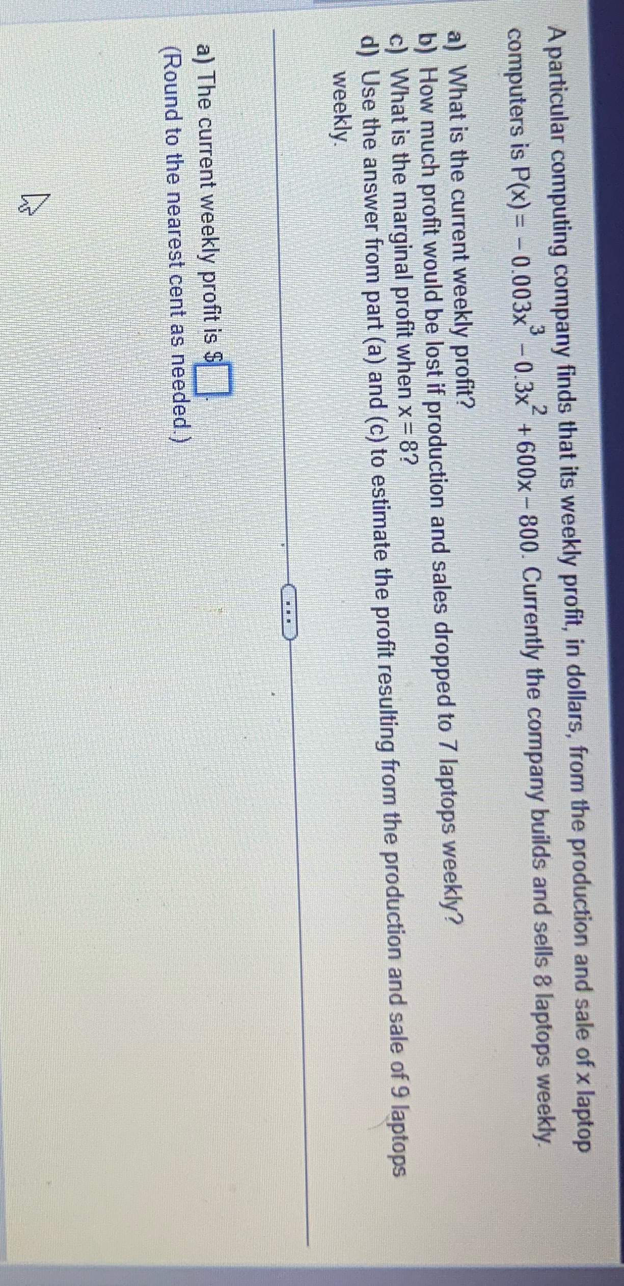 May I please get some help A particular computing company finds