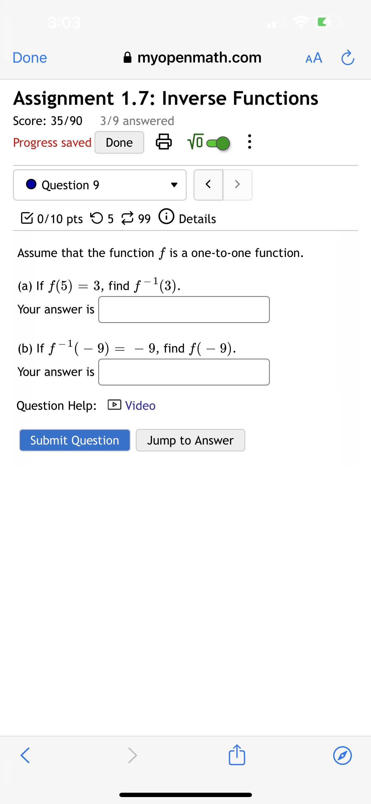 : 7 and h(;c) : 31:2 4, state the 3: domains of