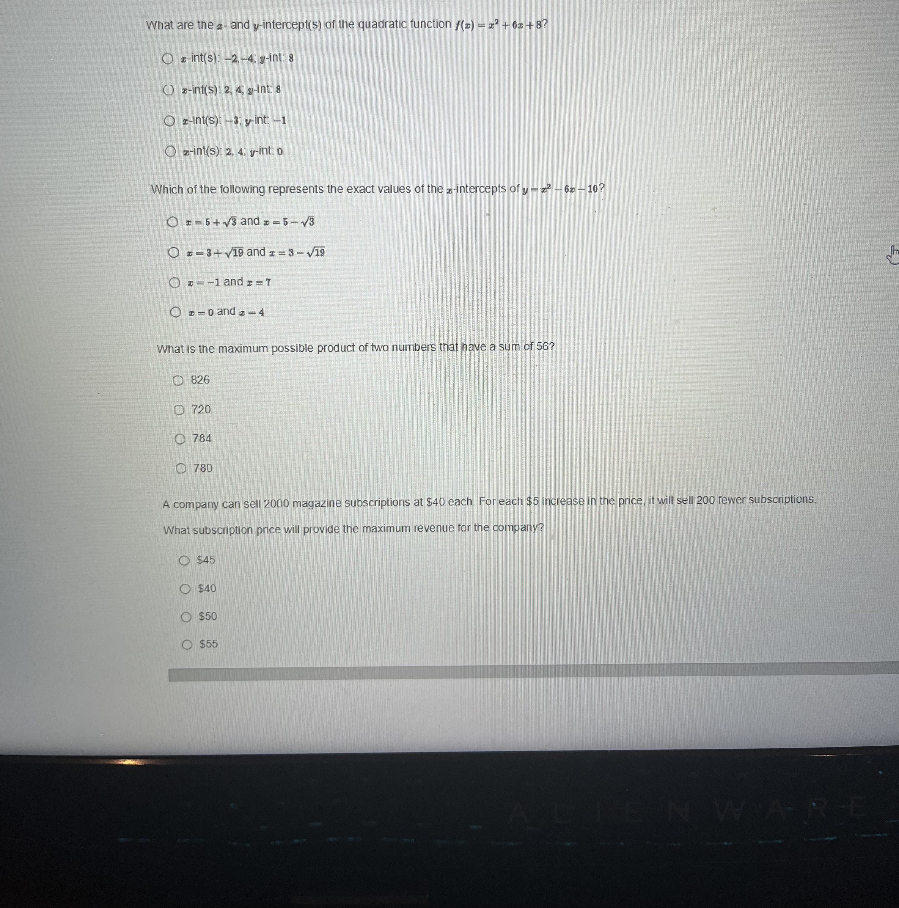 11 look like when it is rewritten in the form y -