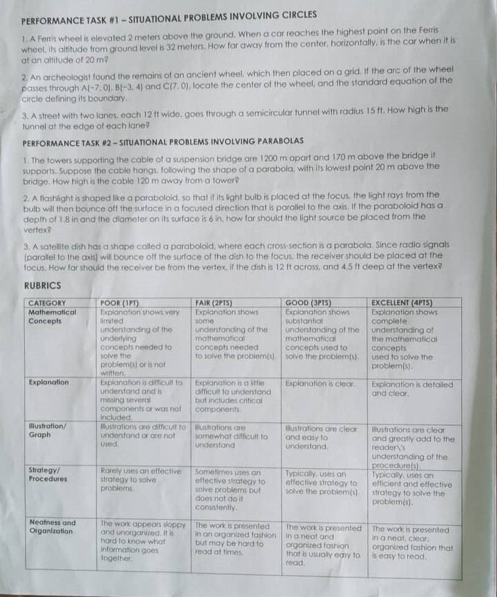 wheel is elevated 2 meters above the ground. When a car reaches
