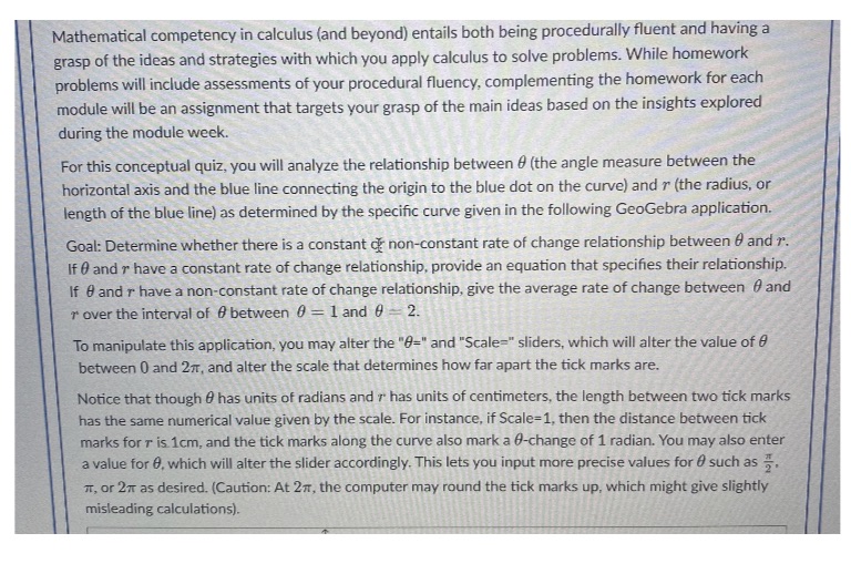 and having a grasp of the ideas and strategies with which you