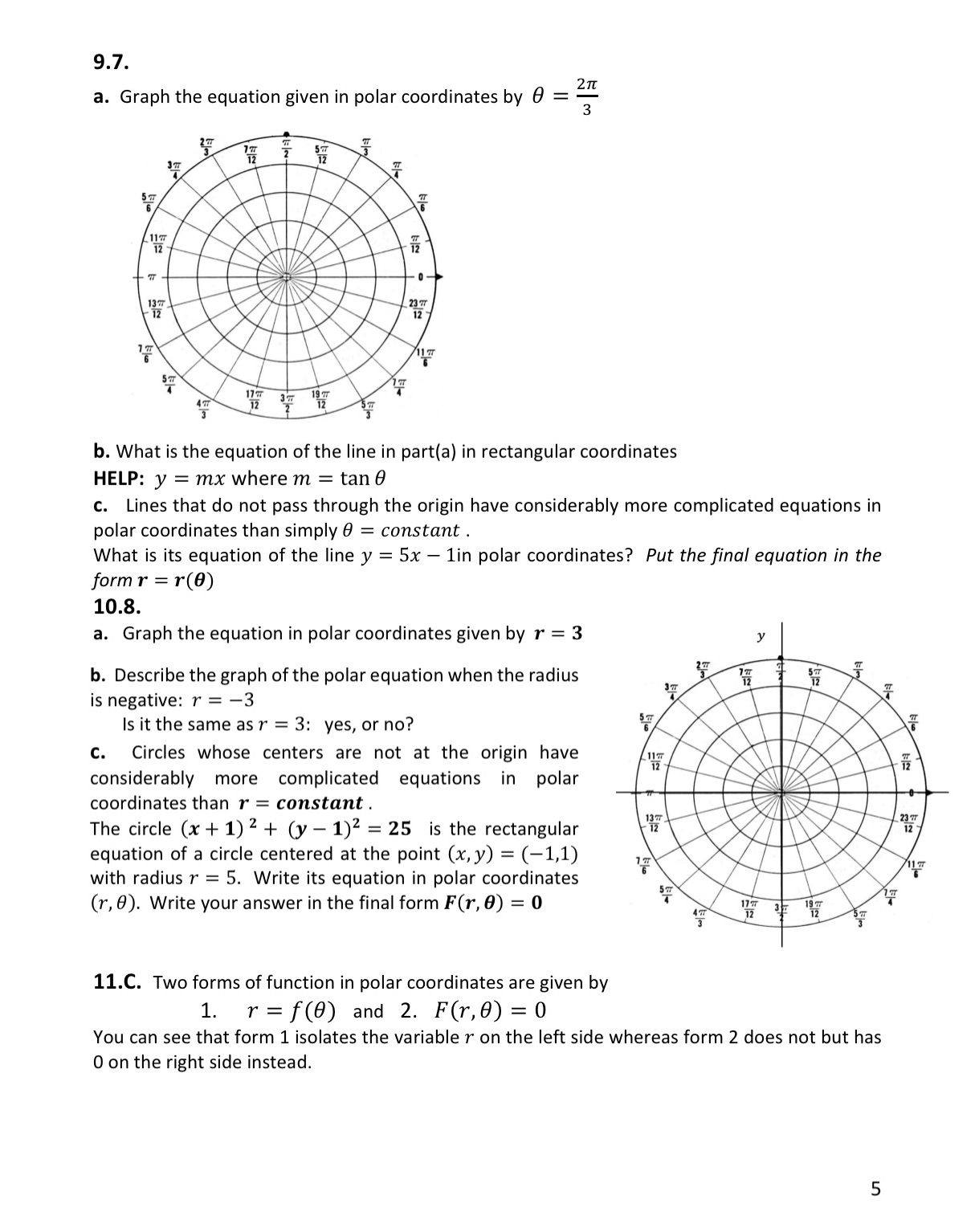 Show all work 9.7. 231' a. Graph the equation given in