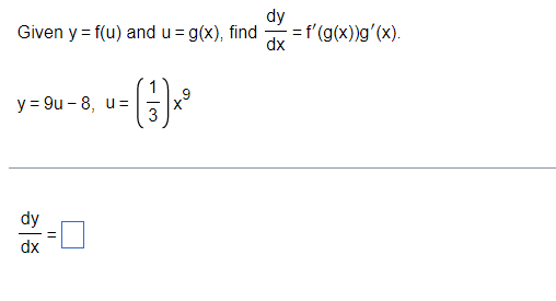 dx at the point x = 0 = f(9). df - 1