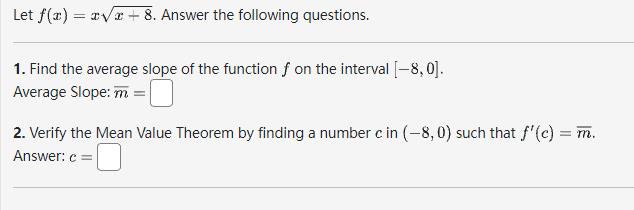 [-1, 6]. {t} Find the average or mean slope of the function