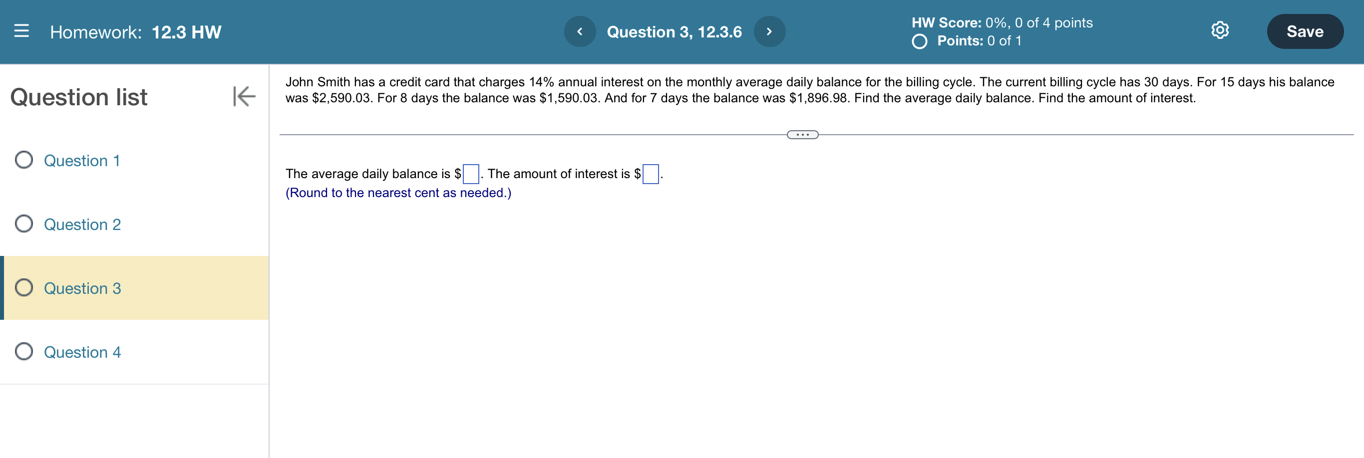 The monthly inlerest rate is %. (Type an integer or decimal rounded