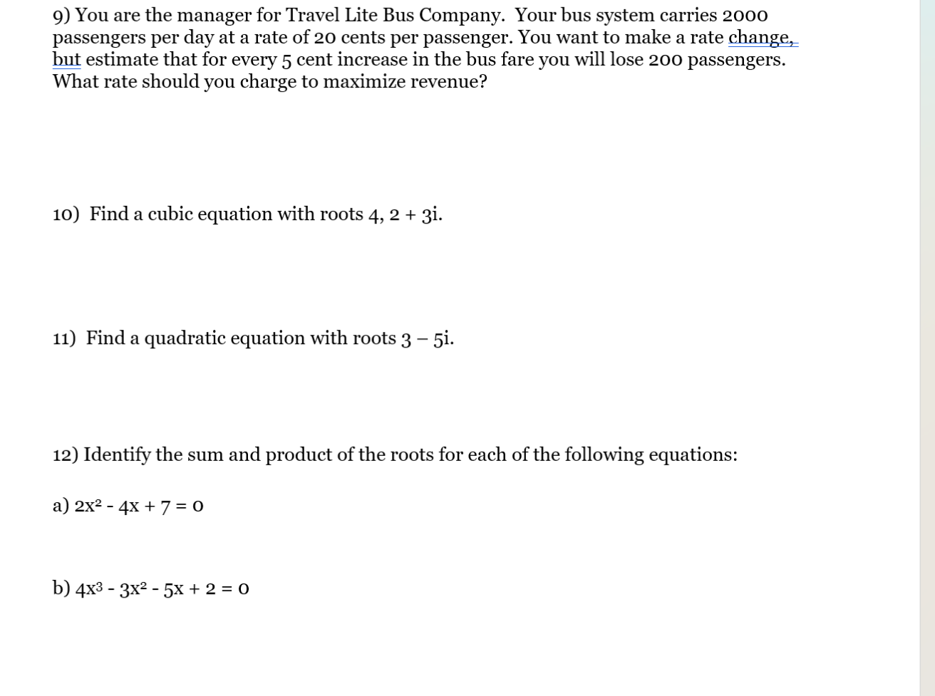 to find the remainder when x5 - 3x3 + x2 - 3