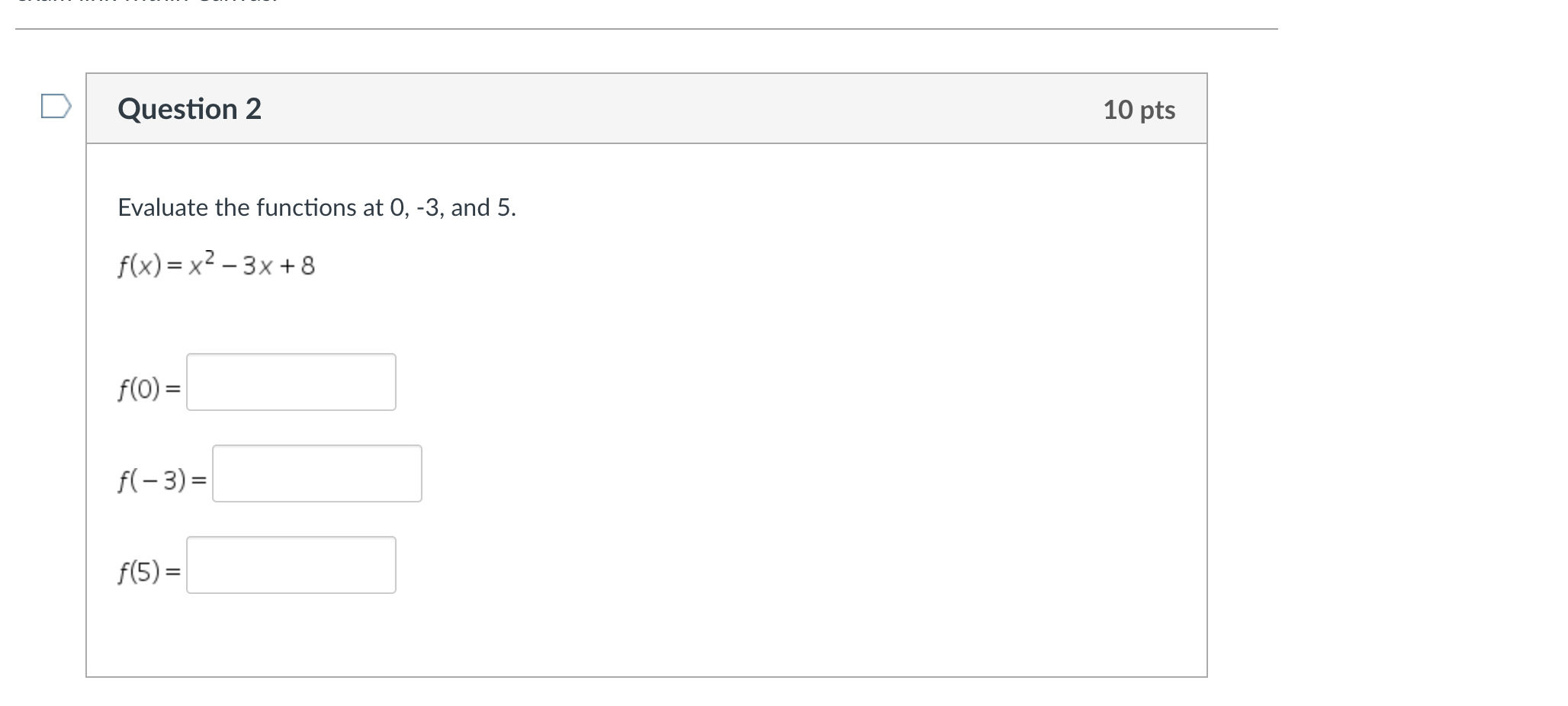 PLEASE SHOW THE WORKING AND STEPS ON HOW YOU GOT EACH