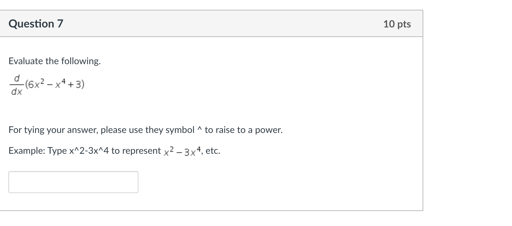 rule to evaluate. d x2 dx (2x - 3)2 O 2x X