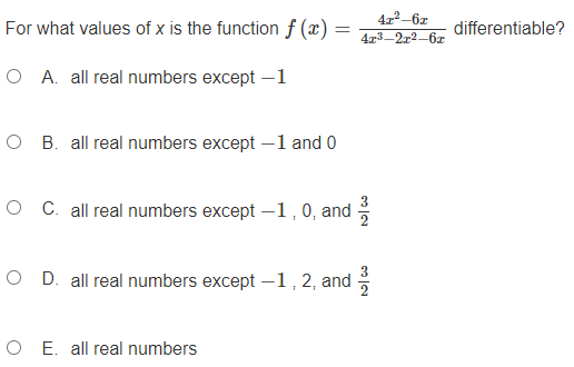 of f (x), what is lim f (x)? O A. 0 O