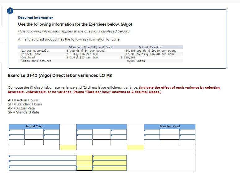 [The following information applies to the questions displayed below.] A manufactured product