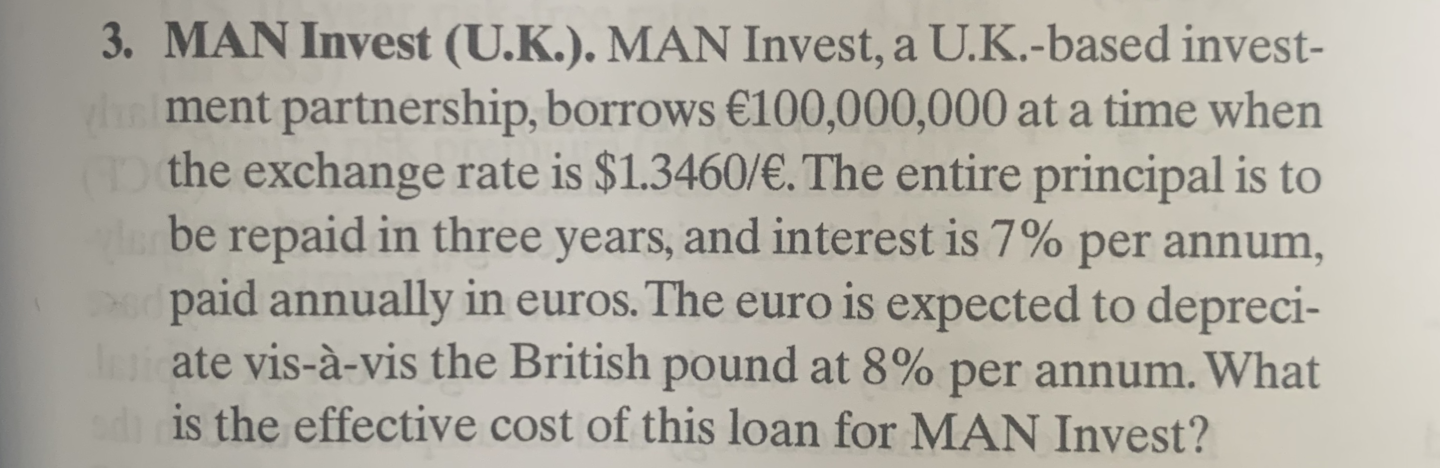 Multinational Business Finance . 14th global edition, chapter 14 problem 3