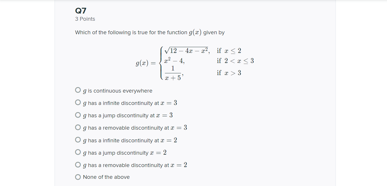 OI, OI, II O V, IV, VI O VIII O None of