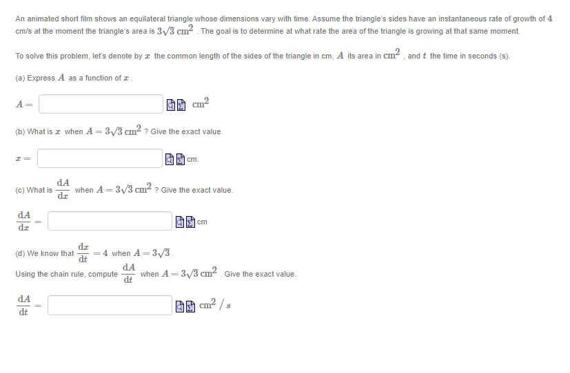 of the equation with respect to I.)The function y is given implicitly