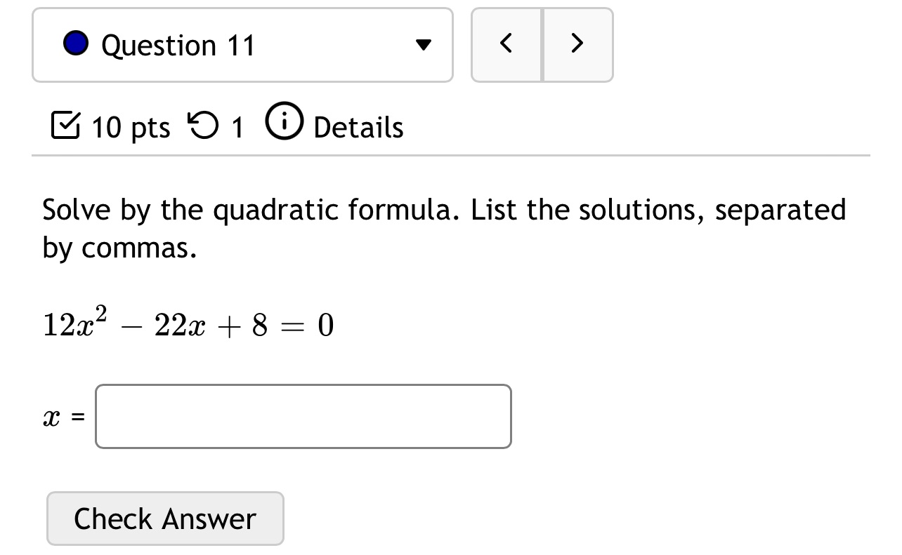 0 Question 11 v E 10 pts '0 1 G) Details
