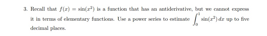  3. Recall that r} : sin(:r.'2] is a function that has
