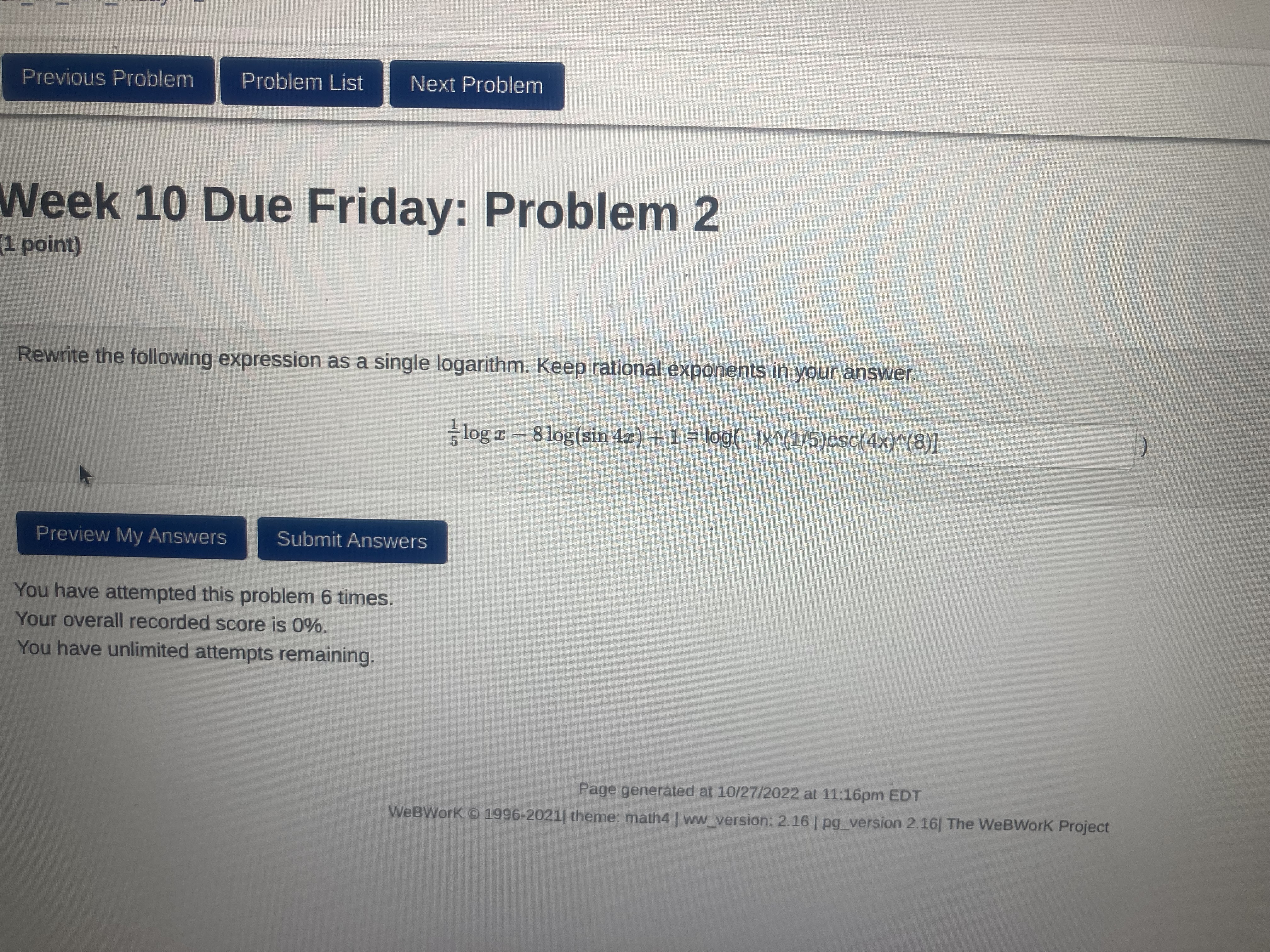  Can you help me with the following three problems: Previous Problem