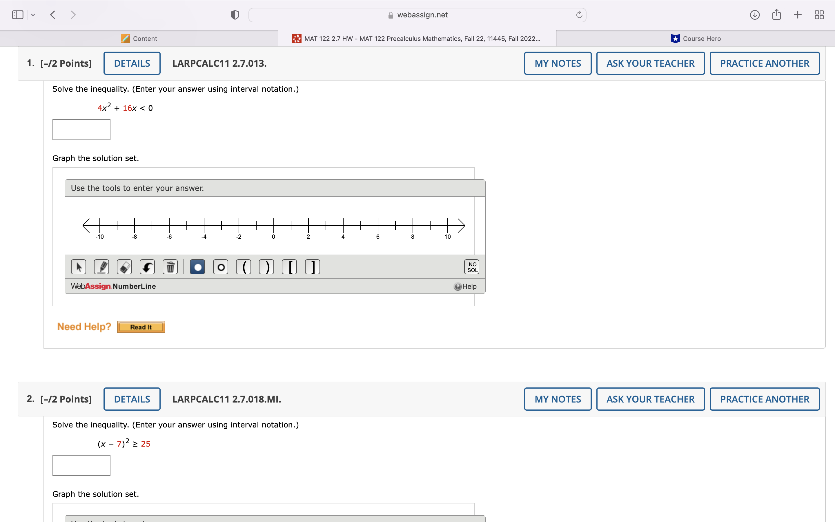 Course Hero MY NOTES ASK YOUR TEACHER PRACTICE ANOTHER MY NOTES ASK
