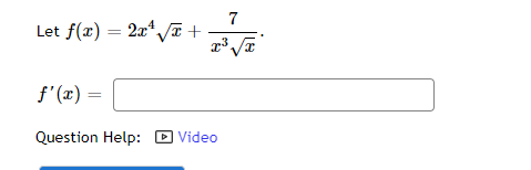 \f24 Let f(x) = 2x + Then find the equation of