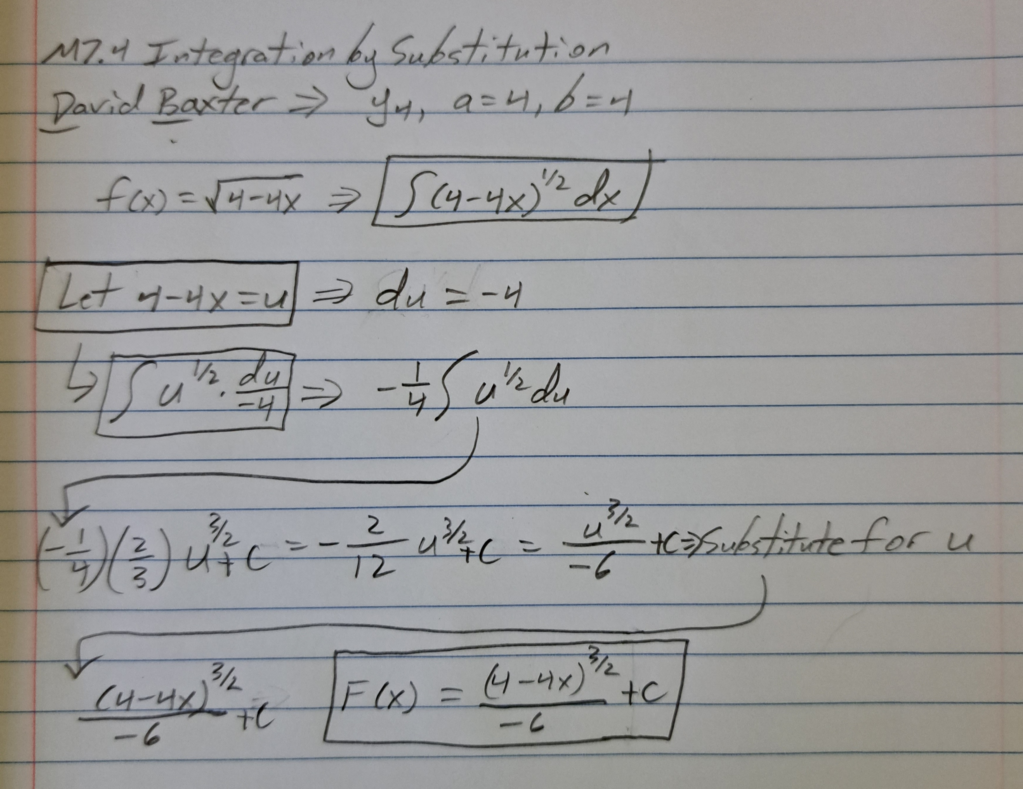 g a. If not, the denite integral foil yids!) cannot be solved