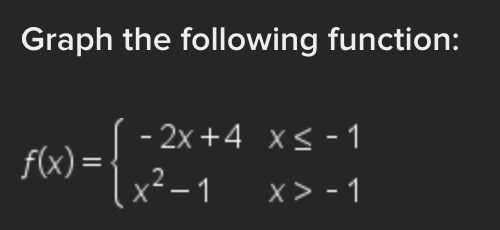 = - 3(x -5)~ + 7 based on f(x) = x2.Given the