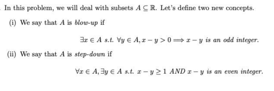 If A is blow-up and A C Z, then A is not