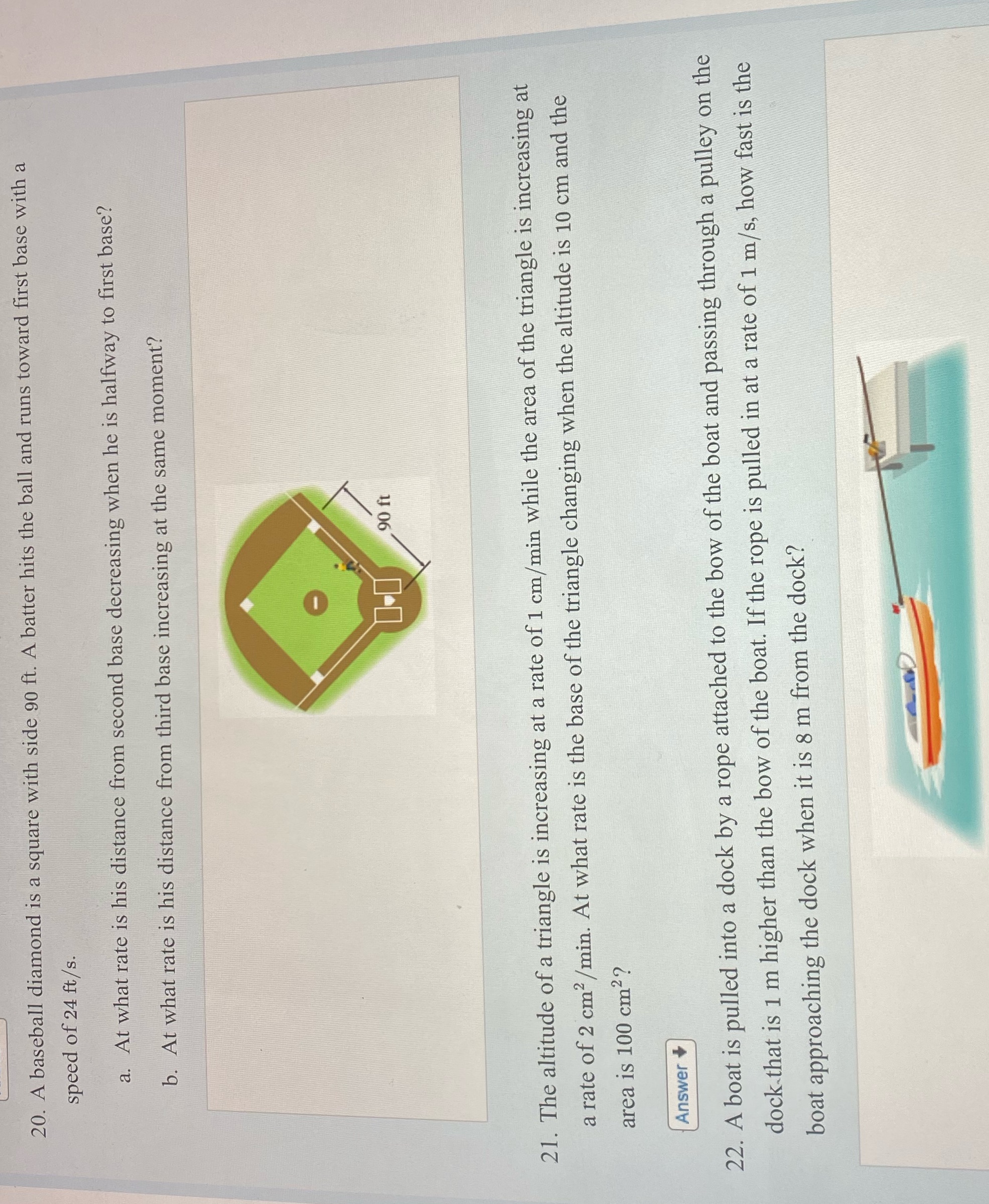 Please help me with the question 20 and 22 20. A