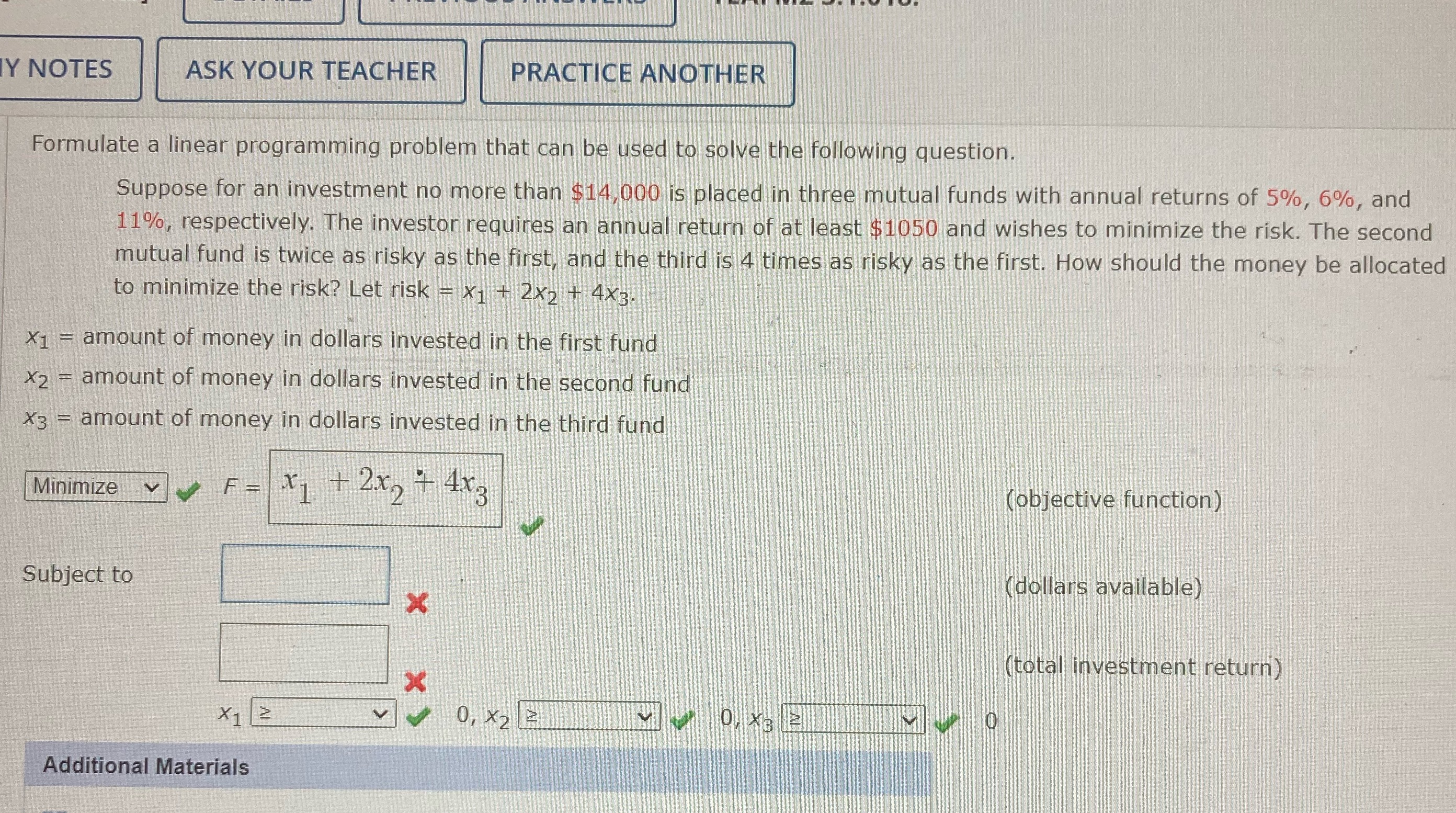  Please solve for the answers please Y NOTES ASK YOUR TEACHER