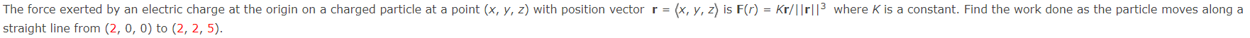 point (x, y, z) with position vector r = (x, y, z)
