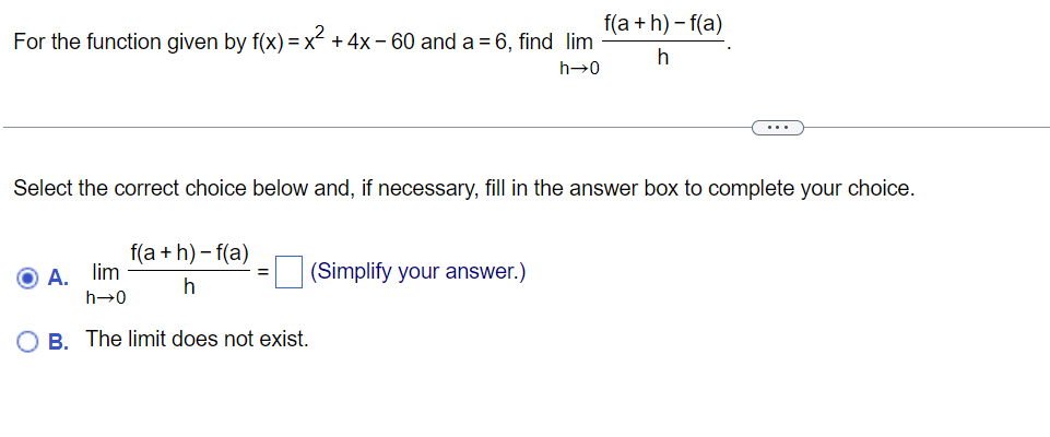 a+mm For the function given by f(x) = x2 + 4x
