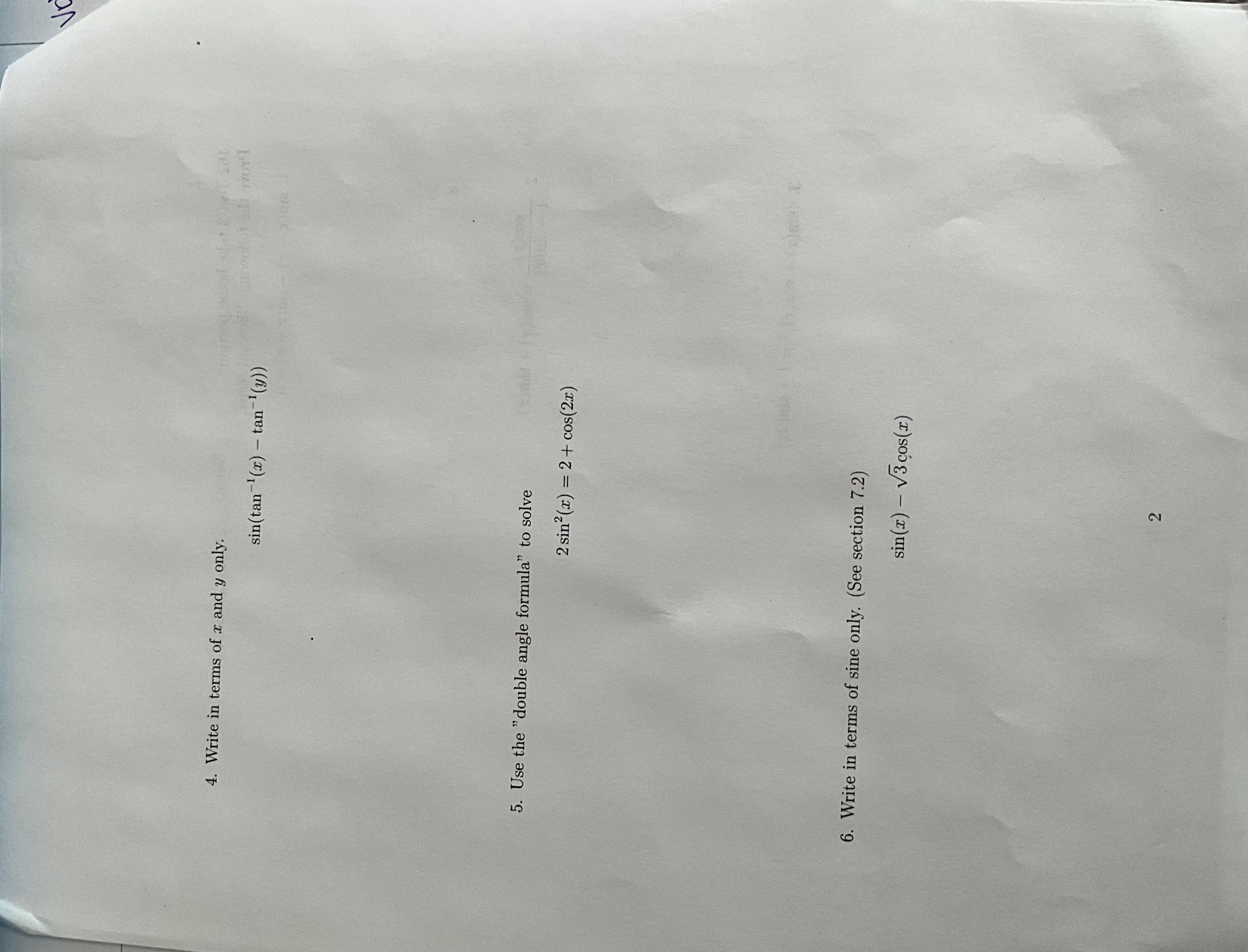 V3i to polar (trigonometric) form, then raise to the power of 6,