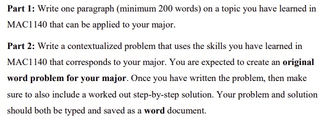 1: Write one paragraph (minimum 200 words} on a topic you have