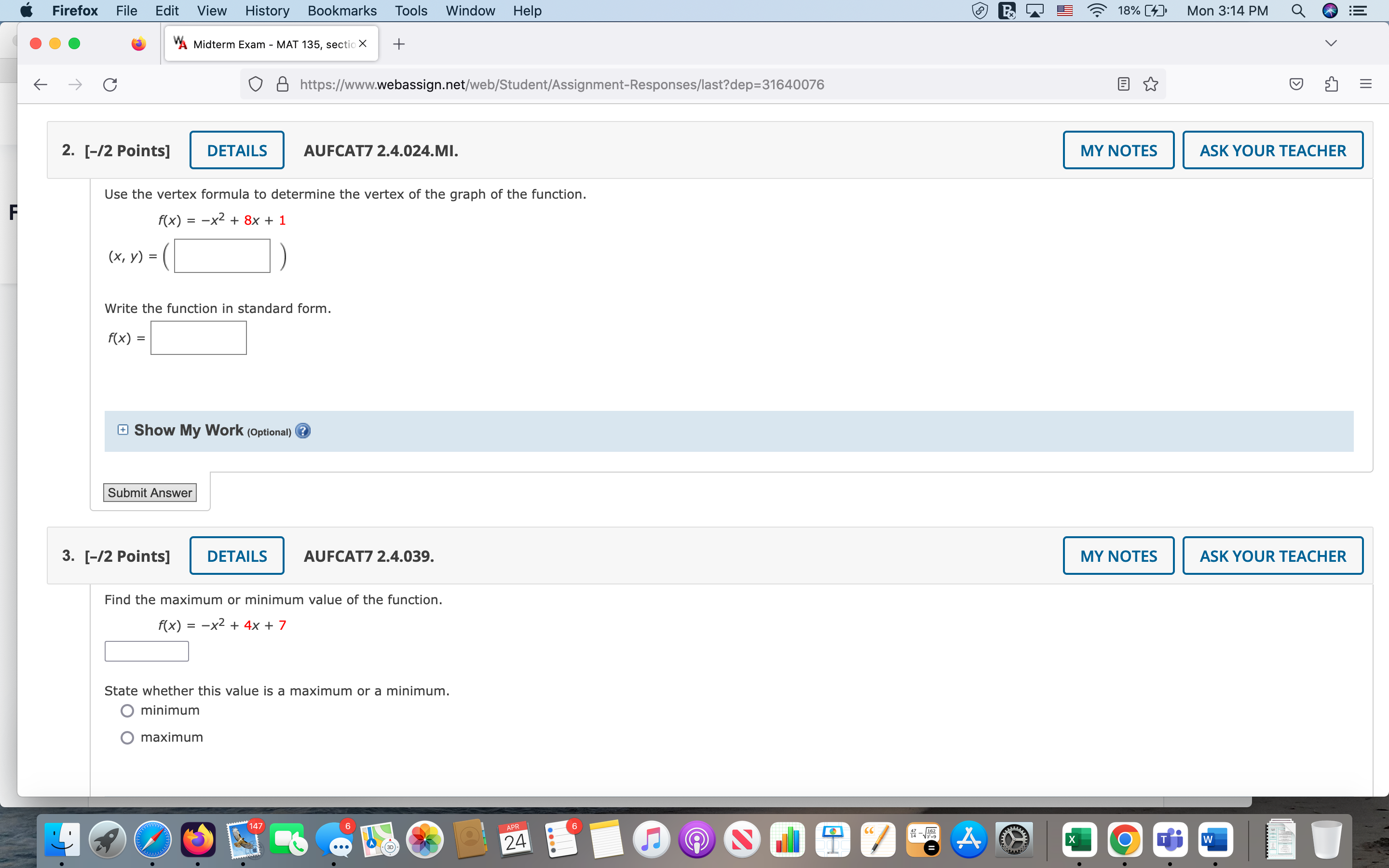 Firefox File Edit View History Bookmarks Tools Window Help BE 18%