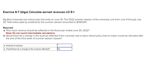 a fiscal year that ends on June 30. The 2022 summer session