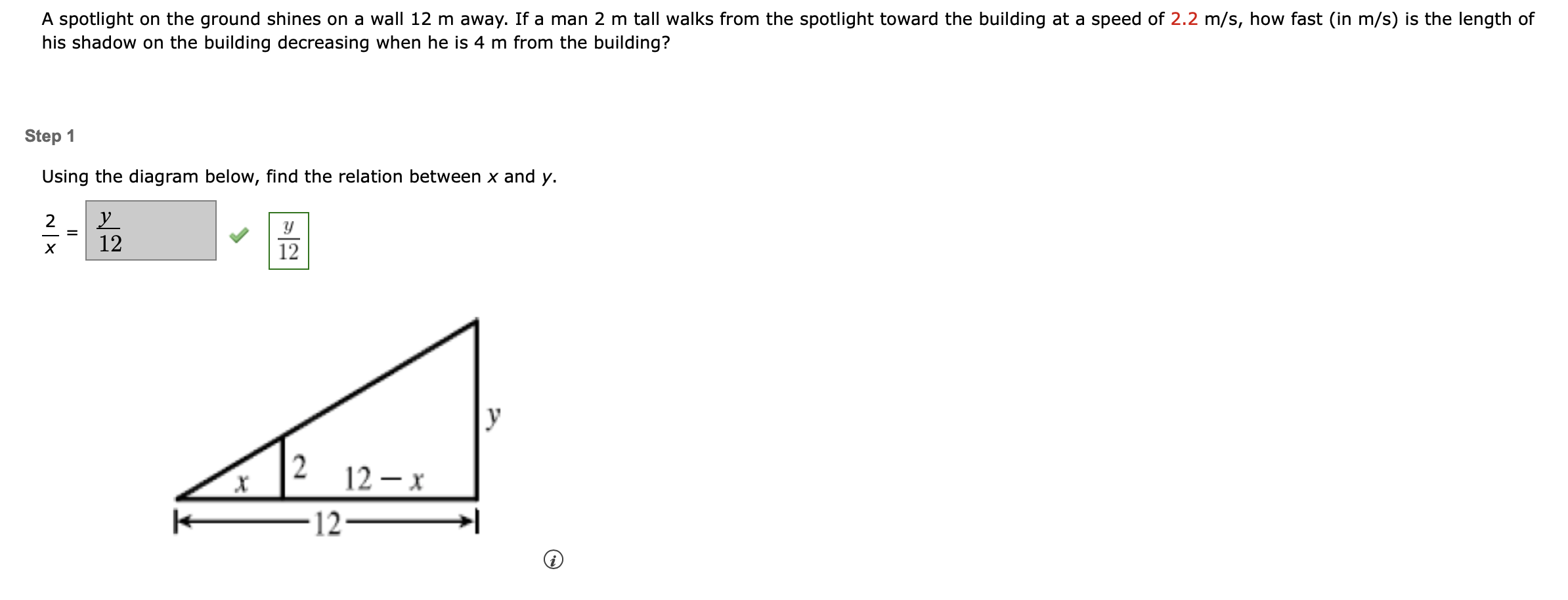 in the previous step can be re-written as follows. 24 24 y