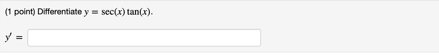  (1 point) Evaluate the limit tan 7x lim x-0 sin 3x(1