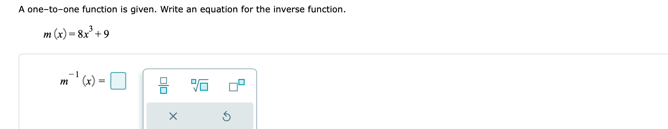 defines y as a one-to-one function of x. 2- - 3 -2