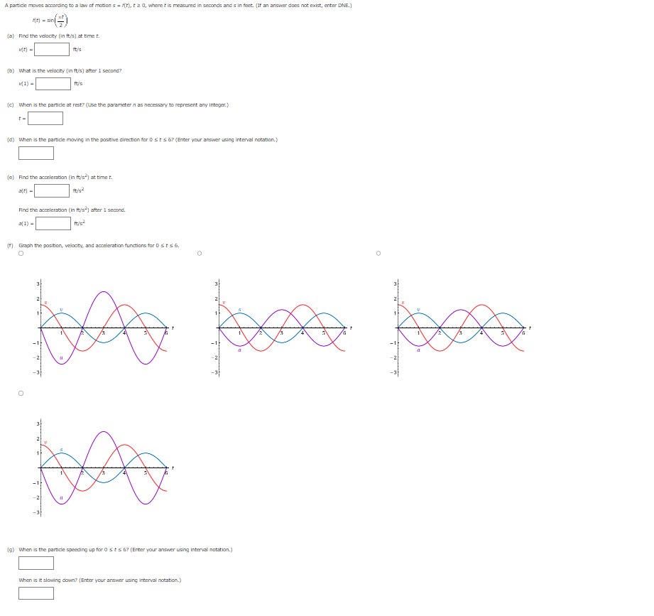 after 1 second? M(1) - tt / s (c) When is the