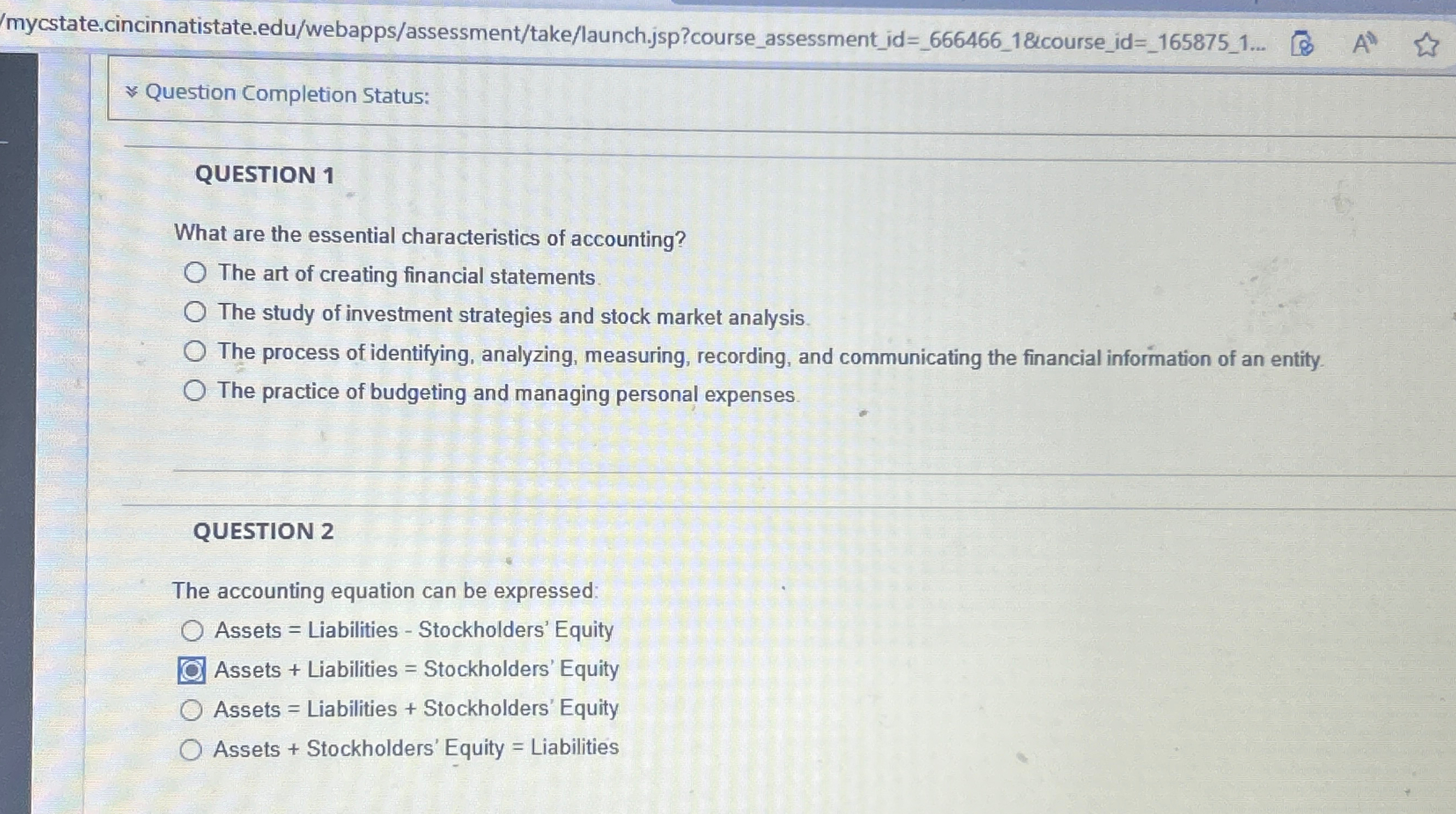 characteristics of accounting? The art of creating financial statements. The study of