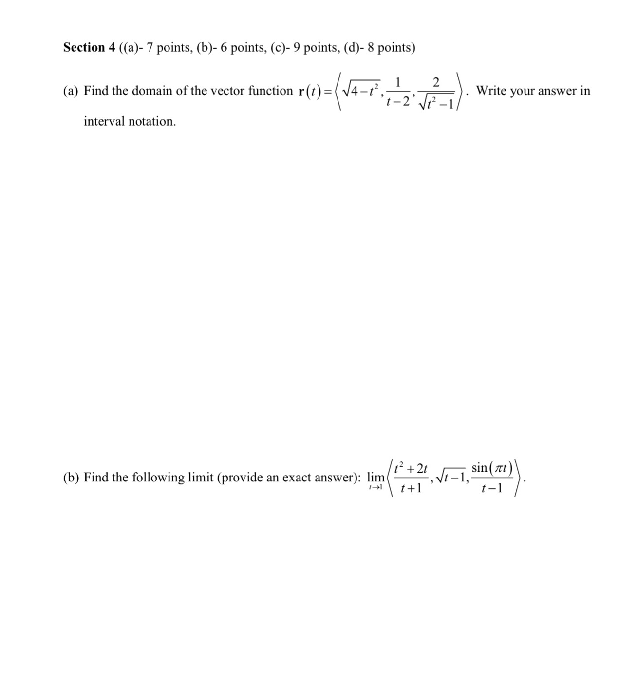(d)- 8 points) 2 l ,fZ'JtZl a (3) Find the domain ofthe