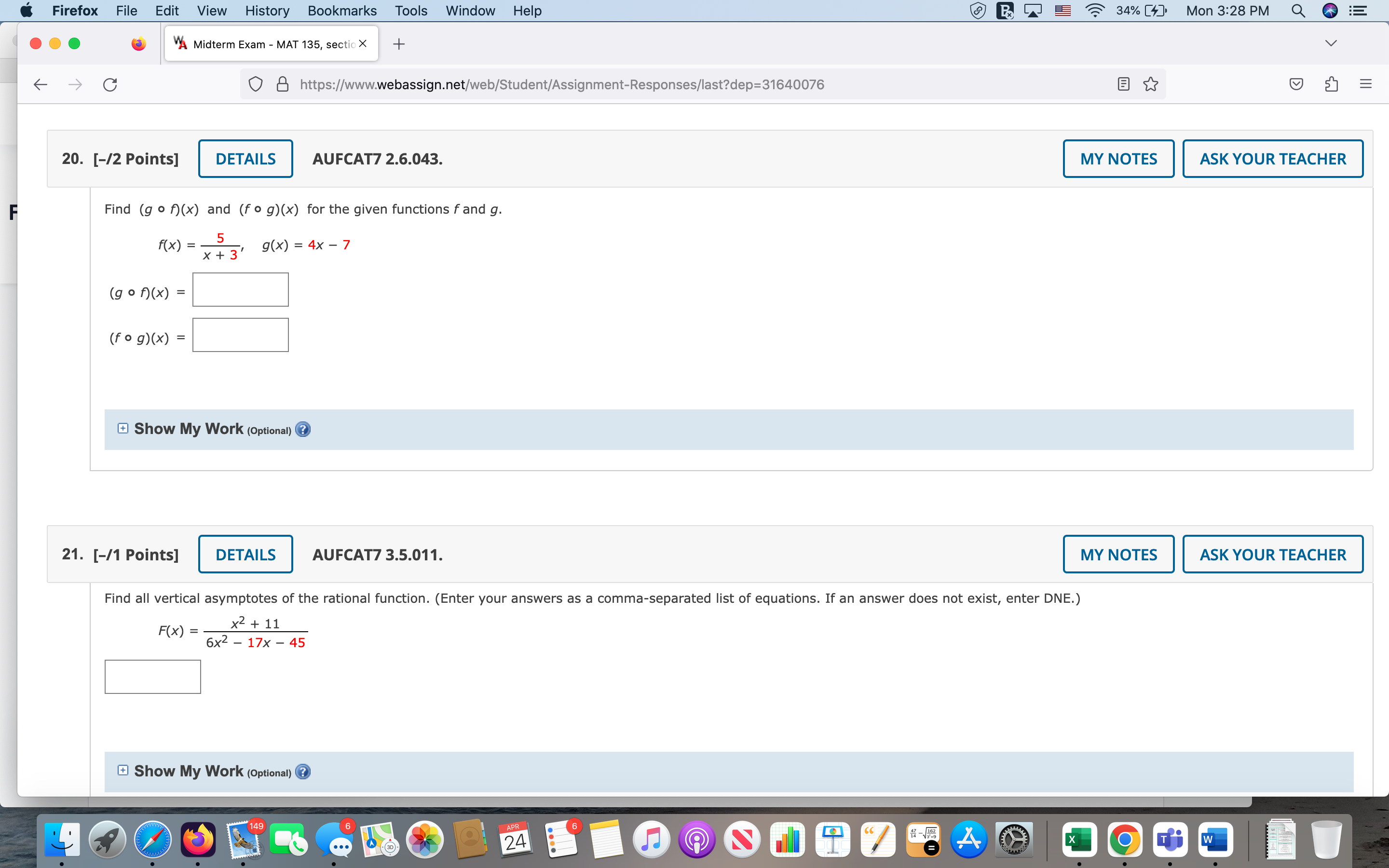 [4 Mon 3:28 PM . . . A Midterm Exam - MAT