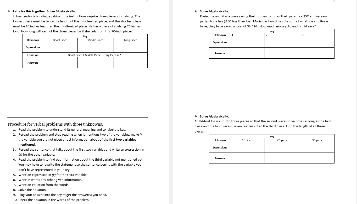example ofan exact translation. 3* Example: The difference between a numberand two,